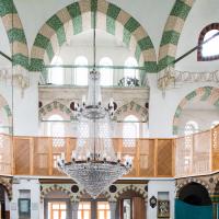 Ivaz Efendi Camii - Interior: Central Prayer Space Facing Northwest, Gallery, Side Chamber