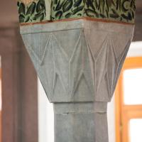 Ivaz Efendi Camii - Interior: Northeast Side Aisle, Lozenge Column Capital Detail