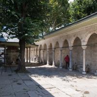Kilic Ali Pasha Camii - Exterior: Courtyard, Ablution Fountain, Arcade, Facing West