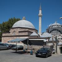 Kilic Ali Pasha Camii - Exterior: Bathhouse Elevation, Mosque, Minaret, Facing Northeast