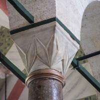 Kilic Ali Pasha Camii - Interior: Lozenge Column Capital Detail