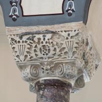 Kucuk Ayasofya Camii - Interior: South Gallery Column Capital Detail, Monogram Detail