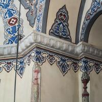 Kucuk Ayasofya Camii - Interior: Southwest Gallery Molding Detail