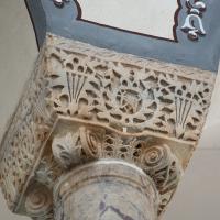 Kucuk Ayasofya Camii - Interior: Northwest Gallery Column Capital Detail, Monogram Detail