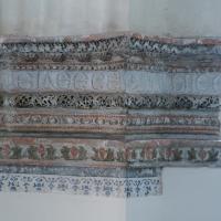 Kucuk Ayasofya Camii - Interior: Northeast Entablature Detail; Inscription Detail