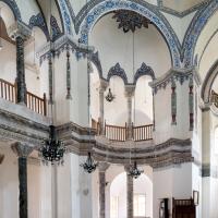 Kucuk Ayasofya Camii - Interior: Central Prayer Hall, Gallery, Support Piers, looking Northeast