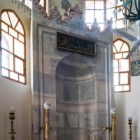 Kucuk Ayasofya Camii - Interior: Mihrab Niche, Calligraphic Inscription