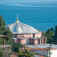 Kucuk Ayasofya Camii - Exterior: Kucuk Ayasofya Dome, View from Nearby Hill