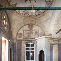 Laleli Camii - Interior: Gallery Entrance, Dome, Pendentives, Facing Northwest, Variegated Marble