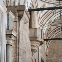 Laleli Camii - Exterior: Northeast Courtyard, Portico Detail, Domed Bays, Pendentives, Vaulting