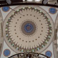 Mihrimah Sultan Camii - Interior: Central Dome, Pendentives