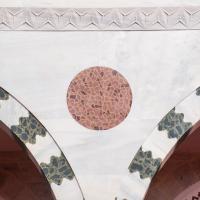 Mihrimah Sultan Camii - Interior: Northeast Arcade, Lozenge Molding Detail, False Polychrome Marble