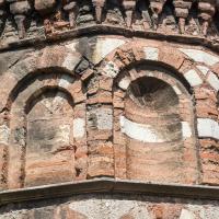 Pammakaristos Church - Exterior: Apse, Alternating Blind Niches, Masonry Detail