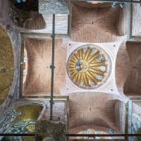 Pammakaristos Church - Interior: Central Dome, Vaulting, Arch, Mosaic Panels