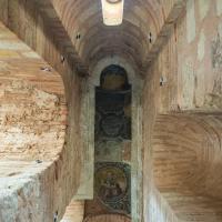 Pammakaristos Church - Interior: South Side Aisle, Mosaic Panels, Vaulting