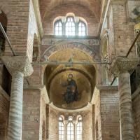 Pammakaristos Church - Interior: Apse Detail, Christ Hyperagathos Mosaic