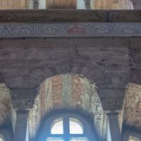 Pammakaristos Church - Interior: Masonry Detail, South Elevation, Colored Marble Revetment