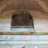 Pammakaristos Church - Interior: West Wall, Marble Revetment, Arch Detail
