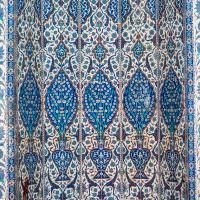Rustem Pasha Camii - Interior: Mihrab Detail; Iznik Tilework