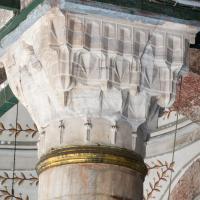 Rustem Pasha Camii - Exterior: Northwestern Portico Detail, Muqarnas Column Capital Detail