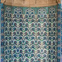 Rustem Pasha Camii - Exterior: Northwestern Facade Detail, Niche Detail; Iznik Tile 