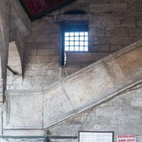 Rustem Pasha Camii - Exterior: Northern Corner of Portico, Stairway Leading to Mosque