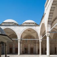 Sehzade Camii - Exterior: Courtyard looking Southwest