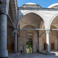 Sehzade Camii - Exterior: View of Courtyard, South Portal