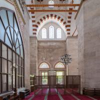 Sehzade Camii - Interior: Women's Prayer Area, Support Piers, Entrance from Narthex to Left