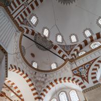 Sehzade Camii - Interior: Western Dome and Support Domes, Muqarnas, Arches