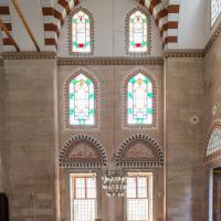 Sehzade Camii - Interior: Facing Southeast; Shield Windows; Lunettes with Calligraphic Inscriptions