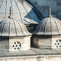Sokullu Mehmed Pasha Camii - Exterior: Western Portico, Dome Detail