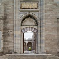 Suleymaniye Camii - Exterior: Southwest Courtyard Portal
