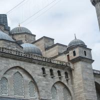 Suleymaniye Camii - Exterior: Complex Northeast Facade Detail