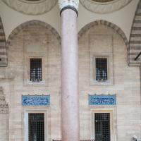 Suleymaniye Camii - Exterior: Courtyard, Column Detail; Muqarnas Capital