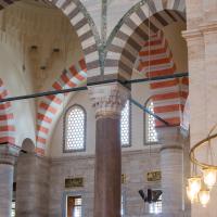 Suleymaniye Camii - Interior: Column; Muqarnas Capital; Southwestern Side Aisle
