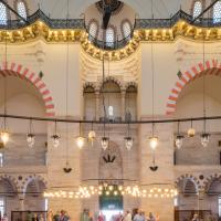 Suleymaniye Camii - Interior: Central Prayer Hall, Facing Northwest