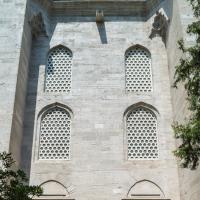 Suleymaniye Camii - Exterior: Cemetery, Southeast Mosque Facade 