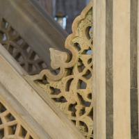 Sultan Selim Camii - Interior: Decorative Grill Detail; Minbar