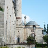 Sultan Selim Camii - Exterior: Minaret Entrance; Southwest Side Entrance to Complex