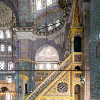Yeni Camii - Interior: Minbar, Facing Northeast