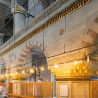 Yeni Camii - Interior: View Along Northwest Wall, Womens' Prayer Area