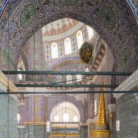 Yeni Camii - Interior: View from Gallery Facing Northeast; Minbar