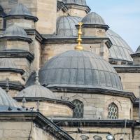 Yeni Camii - Exterior: Southwest Dome Superstructure Detail