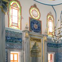 Beylerbeyi Camii - Interior: Qibla Wall, Mihrab