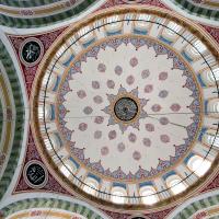 Cerrah Mehmed Pasha Camii - Interior: Central Dome with Surrounding Semi-Domes, Pendentives with Calligraphic Medallions