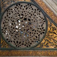Cerrah Mehmed Pasha Camii - Interior: Minbar Detail, Ornamental Grill