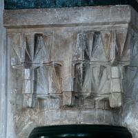 Cerrah Mehmed Pasha Camii - Interior: Detail, Engaged Column on Northwest Wall, Muqarnas Capital
