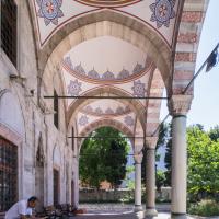Cerrah Mehmed Pasha Camii - Exterior: Northwest Entrance Portico, Arcade, Facing Southwest