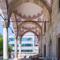Cerrah Mehmed Pasha Camii - Exterior: Northwest Entrance Portico, Arcade, Facing Northeast